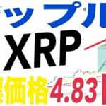 リップル（XRP）目標価格は4.83ドル！？イーサリアム追い上げ図る？ドージコイン0.72ドルへ再び走る準備出来ている！？
