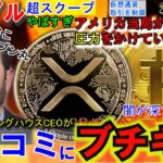 リップル（XRP）CEOが事実を報じないマスコミにブチ切れ！アメリカ規制当局が金融機関に圧力！仮想通貨取引を禁止させる闇の力！