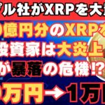 【XRPホルダーは必ず見て下さい】XRPが暴落の危機！？リップル社がXRPを大量売却！【仮想通貨】【BTC】【ビットコイン】【SHIB】【リップル】