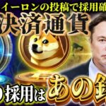【X決済銘柄確定演出】イーロンが遂に答えをXで投稿!! XRP？DOGE？それ以外！？ #xrp #リップル