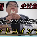 自己破産寸前】数時間で２３３万円を仮想通貨ビットコイン暗号資産で損したのでファミマ飯をやけ食いします！生活保護申請しようかな？備蓄もやれよ！明日はクリスマスだね！目指せ１０万ドル！