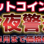 ビットコイン今夜が勝負！！２０２５年１月まで価格の停滞が続く可能性あり！？