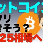 ビットコイン（BTC）ジワリ上昇動きそう？〜2025年の上昇相場にぼちぼち突入？