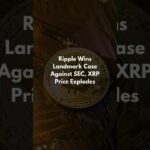 Ripple wins case against SEC #ripple #Xrp #cryptocurrency #cryptonews #shorts