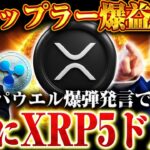 ※パウエル議長の衝撃発言でXRP(リップル)が2月に5ドル到達か⁉さらにトランプ大統領が仮想通貨の準備金としてXRPを採用で大量購入！？【仮想通貨】【ビットコイン】【Swell(スウェル)】