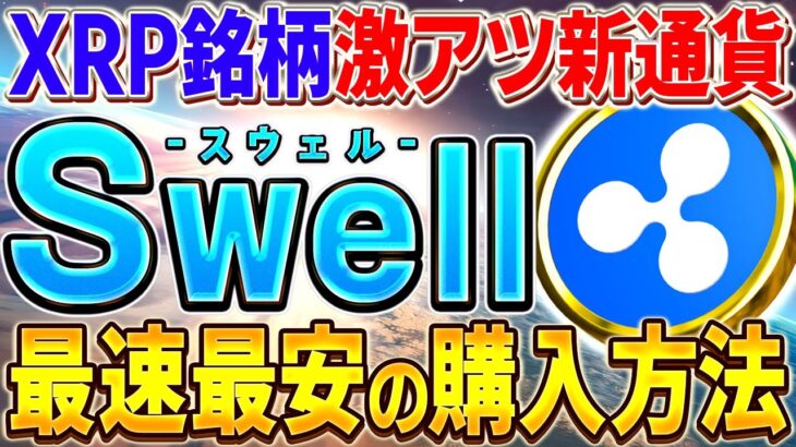 【XRP(リップル)】億が狙えるXRP新銘柄が爆誕!!最速＆最安の購入方法を徹底解説【仮想通貨】