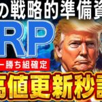 【リップル（XRP）】トランプ大統領との話し合いでXRPを米国の戦略的準備金として合意!?【仮想通貨】