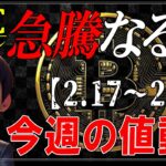 ビットコインとその他各市場の今週の値動き【2.17～2.23】
