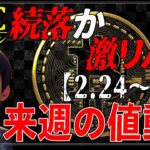 ビットコイン来週の値動き【2.24～3.2】【ナスダック,ゴールド,ドル円,日経平均】