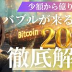 【ビットコイン】少額から億り人へ！2025年バブルが来る理由を徹底解説！