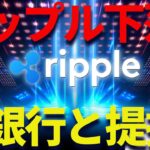 【暴落】リップル320円まで下落！アメリカ銀行と提携も大丈夫か？不安な人見ろ！