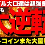 ビットコイン上昇へ向けて今週が勝負！リップル下落相場も大口は超強気モード。【仮想通貨 暗号通貨 ビットコイン FX リップル】