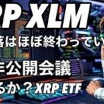 リップルXRP XLM 下落はほぼ終わっている　バブルは終わっていない