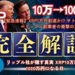 【緊急速報】XRP1万円到達か!? サトシ・ナカモト＝リップル創業者の衝撃の真実