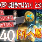 【XRPが20倍になる！】グレースケールがETF申請！SECは「XRPは証券ではない」と公式に発表！【仮想通貨】【BTC】【ビットコイン】【トランプ】【リップル】【XRP】【DOGE】