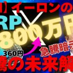 【予知】リップル（XRP）360円→1800万円　イーロンの暗号急騰暗示！暴騰を予見する未来を解析！