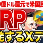 【XRP大爆発】イーロン×トランプの5,000ドル還元で市場が動く！？ブラジルでXRP ETF承認爆上げ！【仮想通貨】【リップル】【エアドロ】