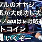 リップルのオヤジは大喜び！ビットコイン カルダノいくぞー！ADAも㊙︎戦略がまだ進行中！承認されたら更に爆上げ