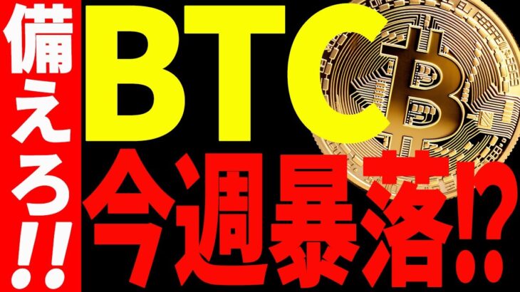 【仮想通貨】ビットコインが今週また暴落する⁉︎備えてください！今後の最新分析を共有！