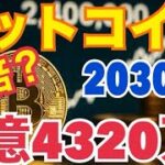 【ビットコイン】2030年まで25倍！？ビットコイン3億円以上になる可能性！？