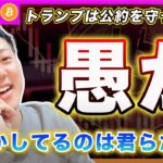 【愚か者】ビットコイン・トランプは関税の公約を守っただけ。てめーの憶測で飛びついてボコられてるのは投資家です。やらかしてるのはトランプではなくて君らだよ？【最新の仮想通貨分析を公開】