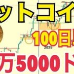 【ビットコイン】100日以内最高値更新？13万5000ドルまで上昇の可能性！？