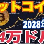 【ビットコイン】価格予測まとめマジでヤバい！？2028年4月74万ドルまで上昇の可能性！？
