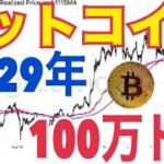 【ビットコイン】2029年まで100万ドル到達の可能性！？その理由は⚫️⚫️！？