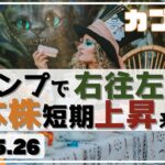 【カブラボ】5/26 トランプ発言で市場は右往左往。チャート上は日本株に短期上昇サイン点灯！どのチャートが重要なのか!?