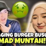 DAGING BURGER BUSUK !! MAD KHAN MAKAN SAMPAI MUNTAH