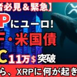 【緊急】ユーロ×ETF×米国債×BTC11万ドル　XRPに何が起きる！？  #XRP   #リップル #仮想通貨初心者