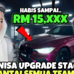 HABIS BELAS-BELAS RIBU DALAM MASA SATU HARI !! NISA BANTAI SEMUA KERETA BMW AI TEAM YANG ADA !!!
