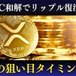 SEC和解でリップル復活？XRPの狙い目タイミングを徹底解説！