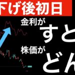 【格下げ後初日の反応】金利がすとん！株価はどん！