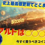 【ビットコイン】バブル突入、アルトはこれから○○○倍も⁉︎ソラナ,エイダの相場分析