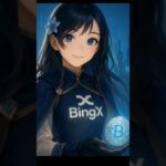 BingX☆仮想通貨取引所☆AI美少女擬人化コレクション☆ 特徴を20秒で解説 #仮想通貨 #btc  #ビットコイン #ai生成 #AI美少女