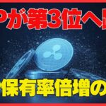 ETF追い風！XRPが第3位へ躍進#XRP#リップル#仮想通貨