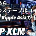 SBI リップル アジアが円だてステーブルコインをXRPレジャーに統合　XRP  XLMのチャートみる　ビットコイン頼む