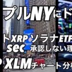 リップルがニューヨークにアレ出しました！　SECがソラナ・XRPスポット ETFを承認しない理由　ビットコイン