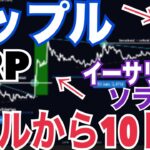 【リップル】（XRP）最大1300%上昇！？2017年類似で10ドル到達！？【イーサリアム】4000ドル越えで放物線的上昇？【ソラナ】弱気継続！？【アルトシーズン】が来ない可能性！？