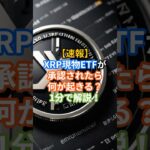【速報】XRP現物ETFが承認されたら何が起きる？1分で解説！#XRP #仮想通貨 #ETF #リップル #暗号資産 #クリプトの羅針盤 #XRPニュース #資産運用 #投資初心者 #仮想通貨投資