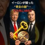 【XRPリップル】イーロンが握った“黄金の鍵”…その先にXRP⁉　　　　　＃XRP＃リップル＃イーロンマスク