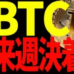【仮想通貨】ビットコイン来週決着⁉︎見逃し厳禁の重要ポイント教えます！