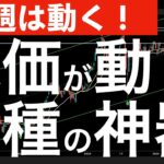 【今週は動く】株価が動く3種の神器！