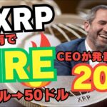 【30代で暗号資産】CEOが発言！XRPリップル価格が20倍！長期投資でFIRE！
