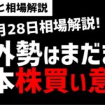 【7月28日のゆるっと相場解説】海外投資家の買いは継続！止まらない日本株買い意欲！ズボラ株投資