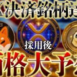 リップルX決済通貨大本命か？ドージ、シバの採用後の価格も発表