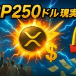 【XRPリップル】XRPが時価総額でマクドナルド超え!? 100兆市場で価格250ドルへ⁉ “売ったら後悔する”未来とは…
