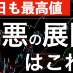 【今日も最高値】株高続く米国株の最悪のシナリオも想定しておきたい！