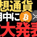 ビットコイン,リップルが重大発表で暴落？